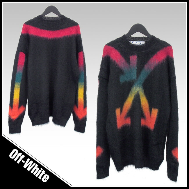楽天市場】オフホワイト Off-White モヘアニット セーター レインボー