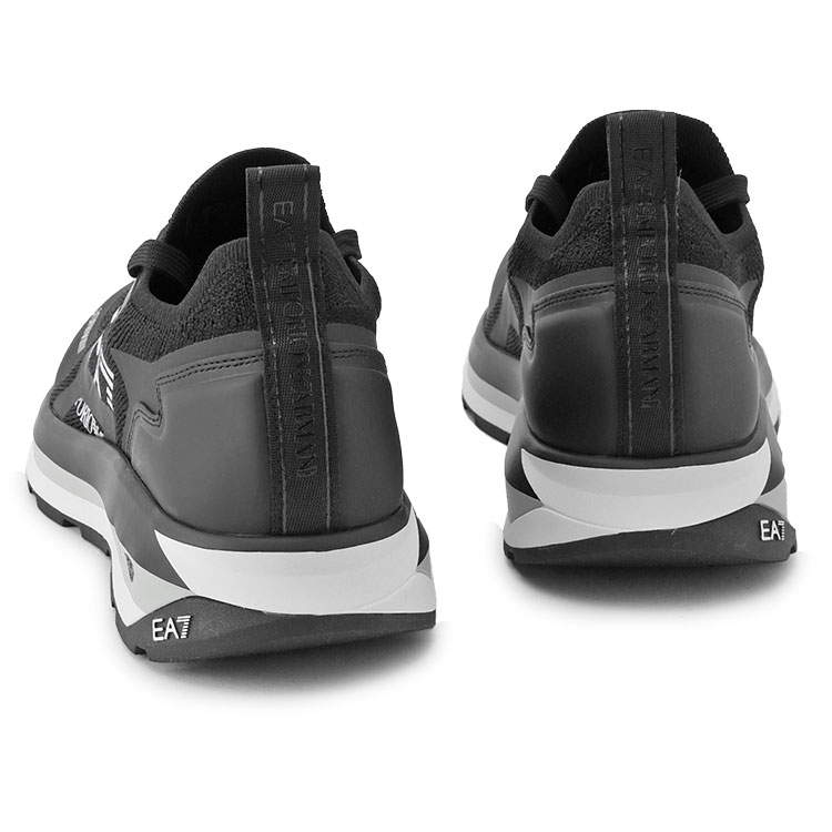 エンポリオアルマー二 UK4 ブラック プラットフォーム シューズ 厚底