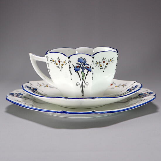 Shelleyシェリー◇カップ＆ソーサー トリオ◇リンゴ クイーンアン