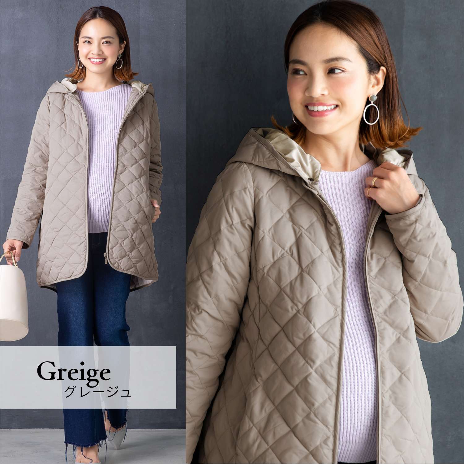 楽天市場】ママコート 抱っこ・おんぶOK！ 撥水 キルティング 3WAY 超