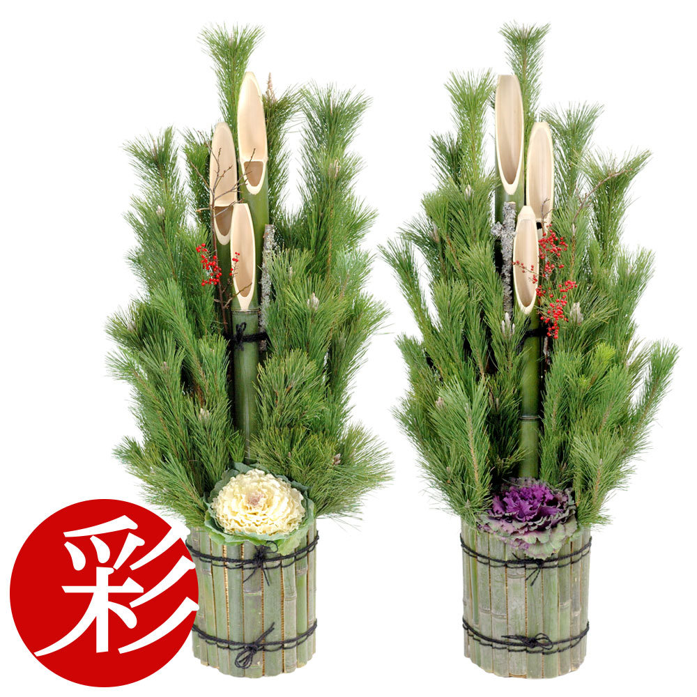 楽天市場】 門松 すべてハンドメイドの本格派 : 観葉植物の専門店 彩植健美