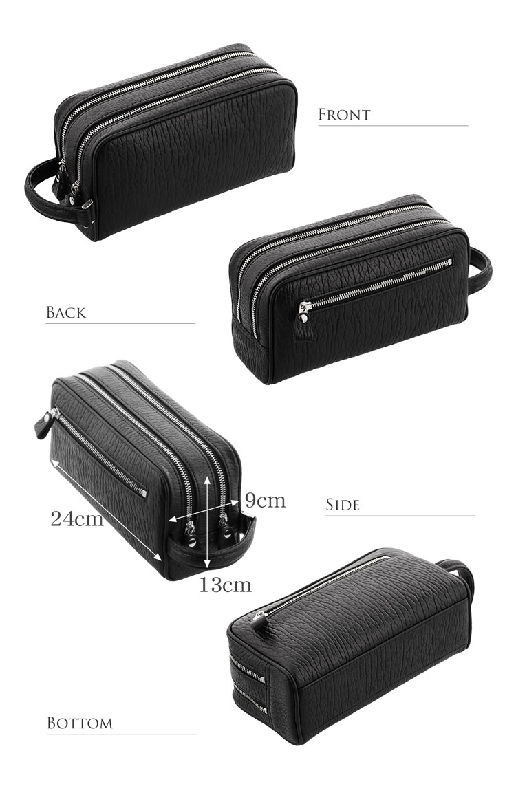 楽天市場】日本製 marelli/マレリー アザラシ革 セカンドバッグ ダブル