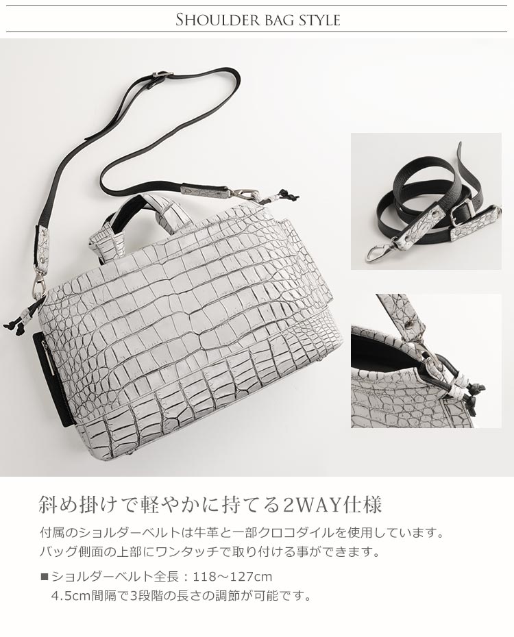 楽天市場】【20%offクーポン】クロコダイル ハンドバッグ レディース