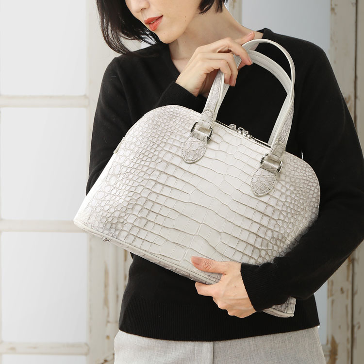 楽天市場】ヒマラヤ スモール クロコダイル 日本製 ハンドバッグ