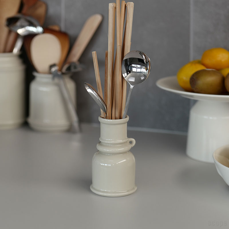 楽天市場】スコープ / キッチンツールキャニスター 箸立て グレー