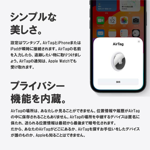 楽天市場】【選べる専用ケース付】airtag エアタグ 4個セット Apple
