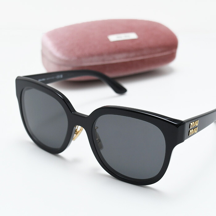 楽天市場】MIU MIU ミュウミュウ アイウェア ロゴ サングラス MU 01ZS
