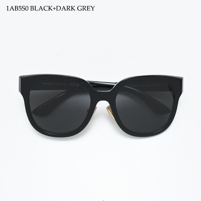 楽天市場】MIU MIU ミュウミュウ アイウェア ロゴ サングラス MU 01ZS