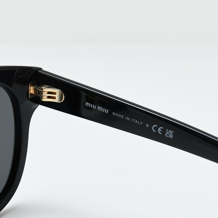 楽天市場】MIU MIU ミュウミュウ アイウェア ロゴ サングラス MU 01ZS