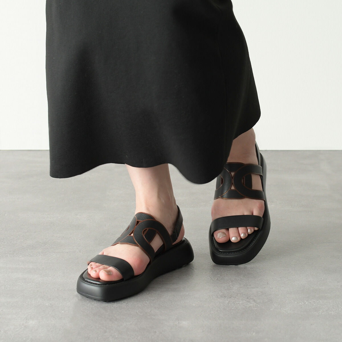 楽天市場】TOD'S トッズ サンダル カットアウトロゴサンダル