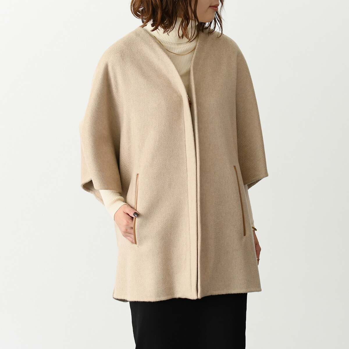 楽天市場】Max Mara マックスマーラ ポンチョ ケープ コート アウター