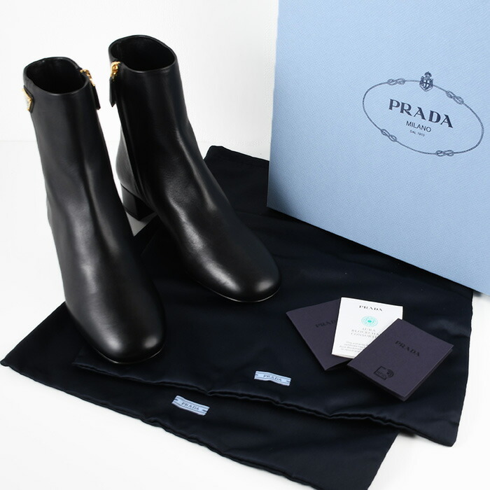 楽天市場】PRADA プラダ ブーツ シューズ 1T607N 070 アンクルブーツ