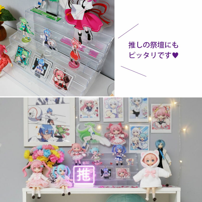 楽天市場】【1日限定☆全品☆5%OFFクーポン】 アクリル ひな壇