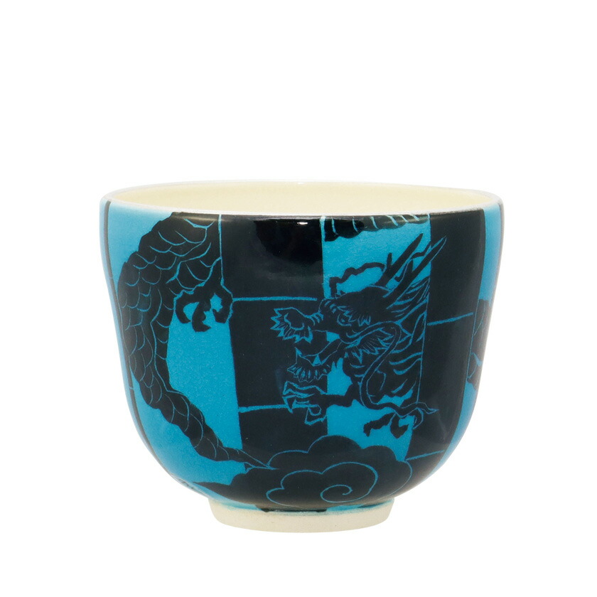 楽天市場】茶道具 抹茶茶碗（まっちゃちゃわん） 茶碗 浅葱 龍 通次
