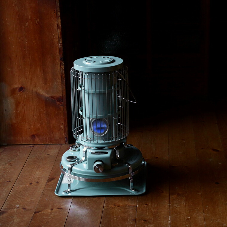 アラジンブルーフレームヒーター39型J390001Ⅲ(グリーン)サビ キズあり