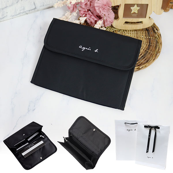 楽天市場】アニエスベー アンファン ロゴ 母子手帳ケース マルチケース