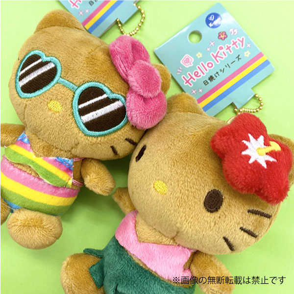 楽天市場】サンリオ ハローキティ 日焼け マスコット キーホルダー
