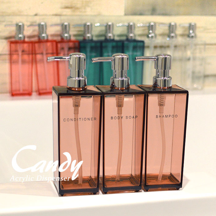 楽天市場】キャンディ アクリル ディスペンサー 3本セット （ボトル