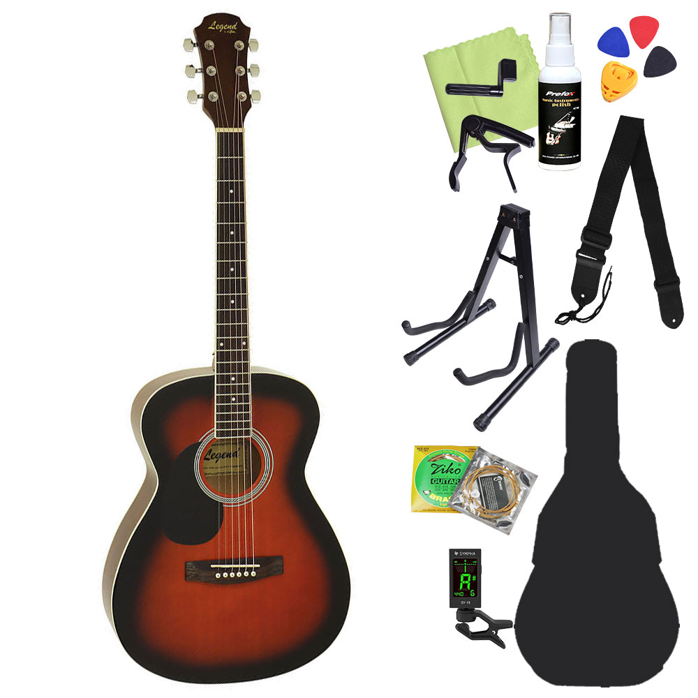 楽天市場】【3色から選べる！】 LEGEND FG-15 LH アコースティック
