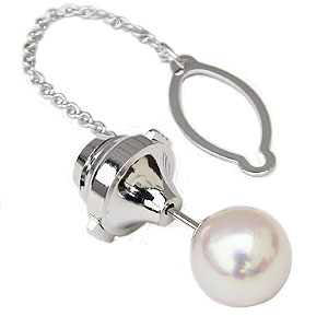 楽天市場】【10%OFF 3/3 20:00より】タイタック パール 真珠 ネクタイ