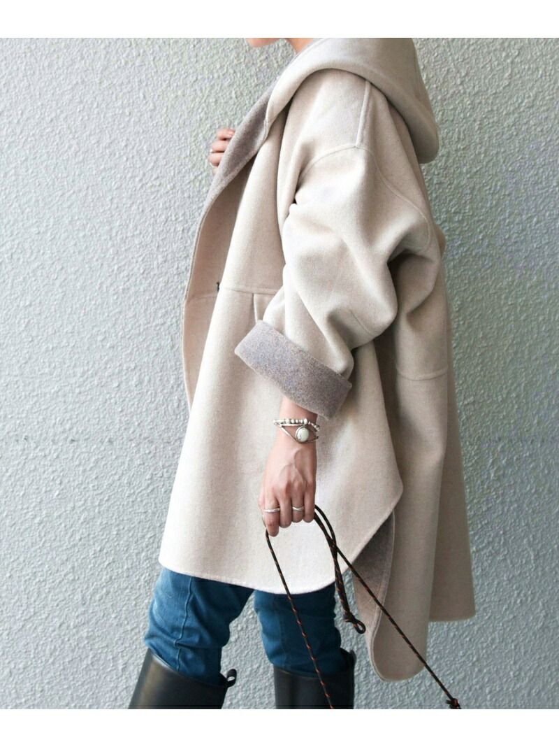 楽天市場】SHIPS any: リバー フーデット ミディ コート SHIPS any