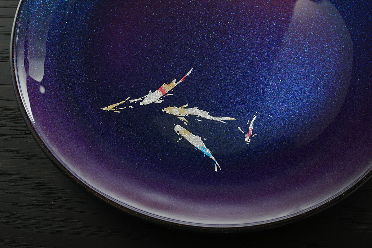 楽天市場】【ポイント20倍】 蒔絵 MAKIE マジョシアンパープル 鯉 こい