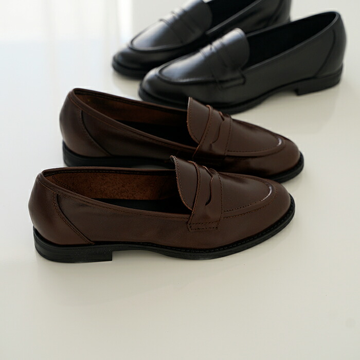 楽天市場】ENESS エネス ST-1201 カウレザー コイン ローファー