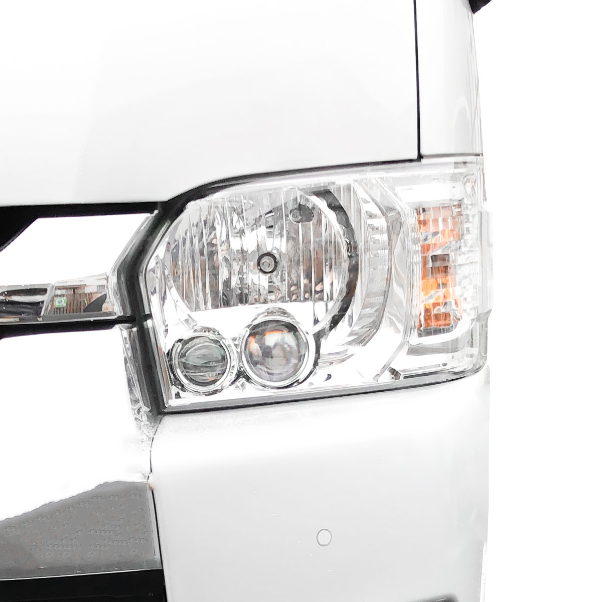 楽天市場】ハイエース 200系 4型 5型 6型 7型 LEDヘッドライト クリア