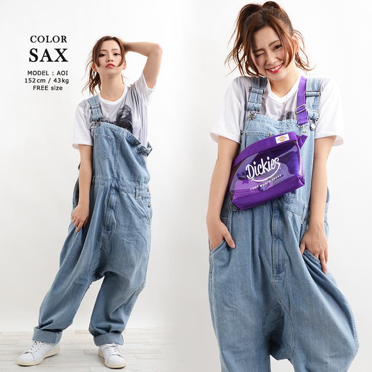 楽天市場】ONE 4 PREMIUM ◇デニム サルエル オーバーオール