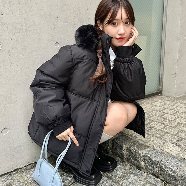 楽天市場】Outfitter lab ボリュームファーフードパデットジャケット