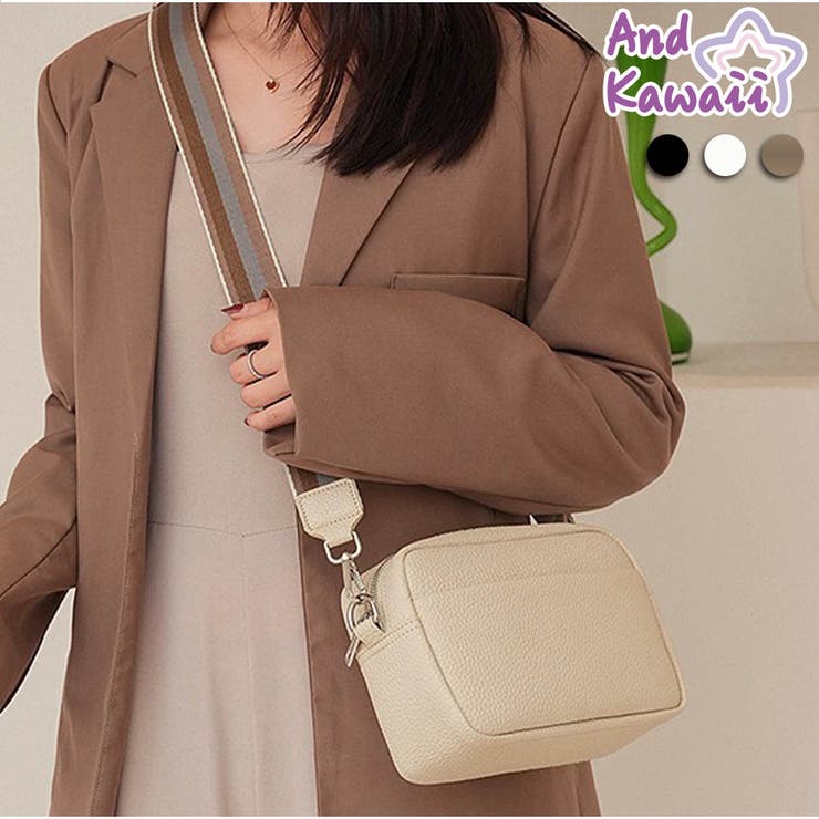 楽天市場】And Kawaii ショルダーバッグ キルティングレザー ミニ