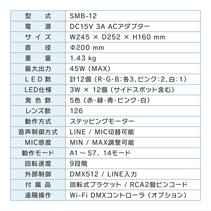 楽天市場】☆限定SALE！【 MAGICBALL☆NEO☆ 】ステージライト 業務用