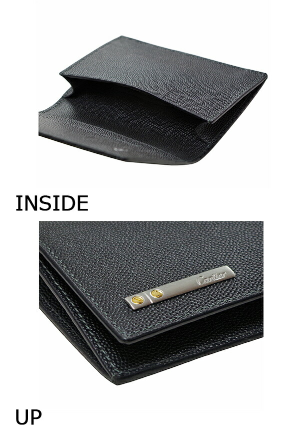 楽天市場】カルティエ 名刺入れ ブラック（ONYX） サントス ドゥ