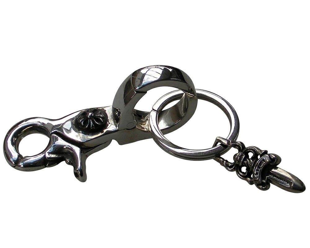 楽天市場】CHROME HEARTS QUICK CLIP & SPLIT RING W/ #5 DAGGER