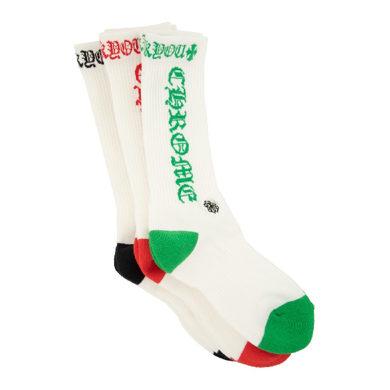 楽天市場】CHROME HEARTS SOCKS クロムハーツ ソックス 3足セット