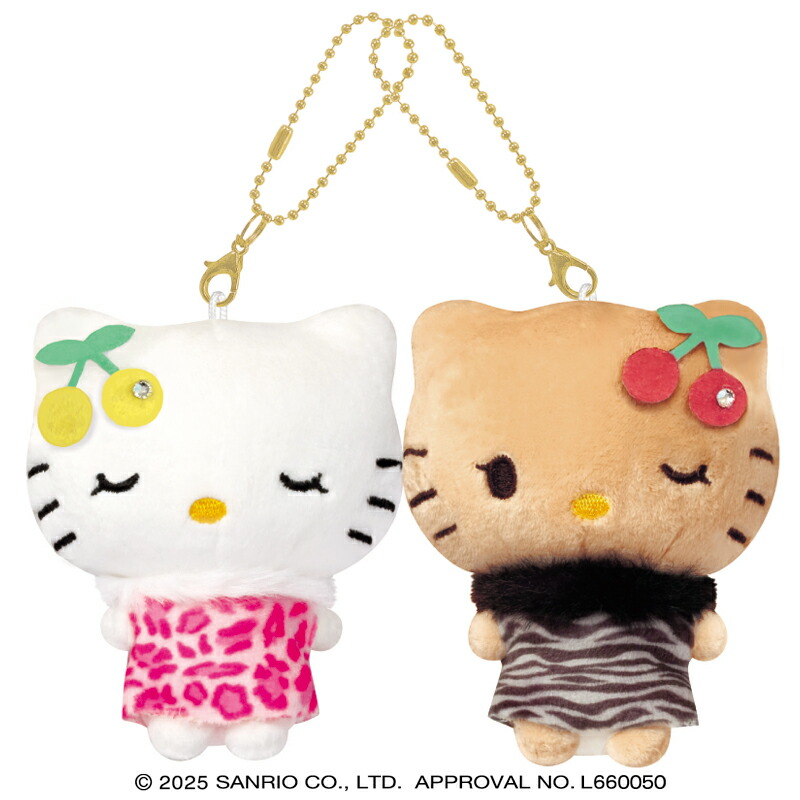 日*0様 ハローキティ 根付 ストラップ ギザワカユス しょこたん
