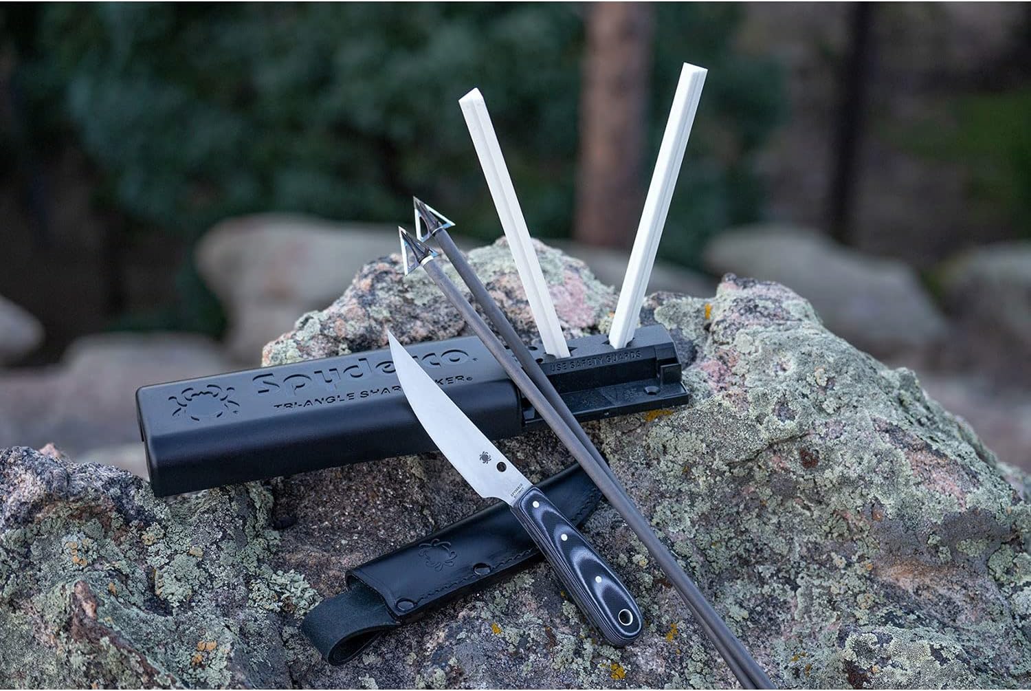 楽天市場】Spyderco 三角形シャープメーカーナイフ研ぎ器 204MF