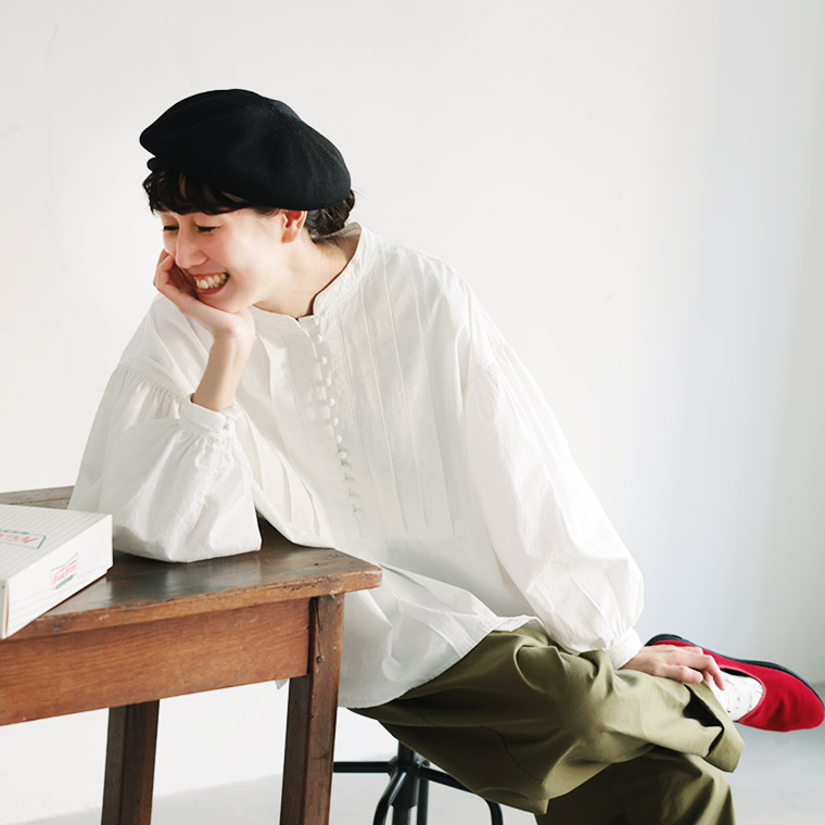 楽天市場】［me］ 私のくるみ釦ブラウス M/L/LL/3L/4L/5Lサイズ