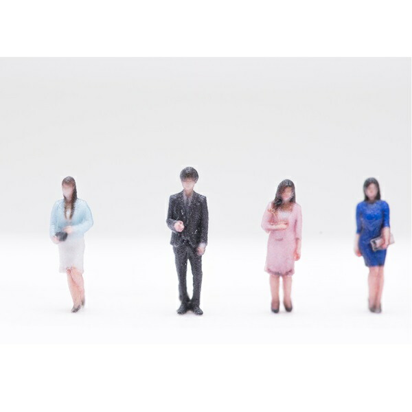 楽天市場】ジオラマ 人 人形 ビジネス編 3D フルカラー 1/150 人体 28