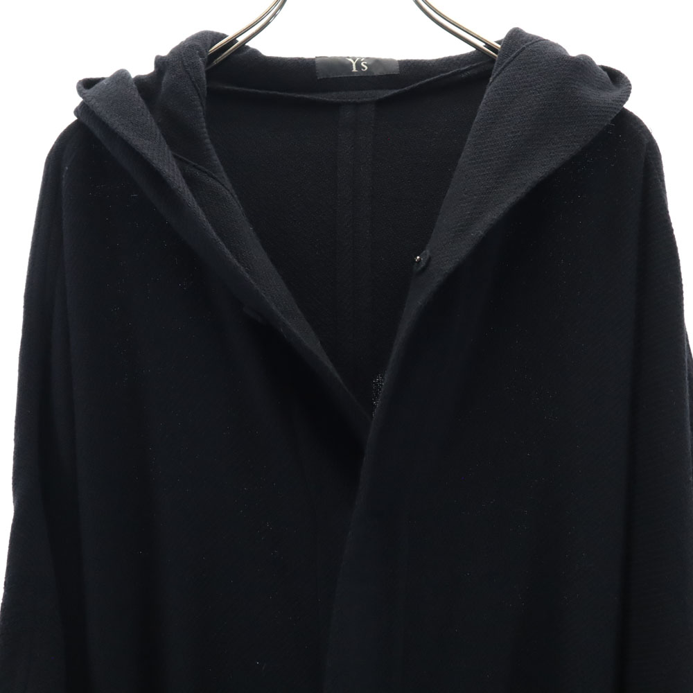 楽天市場】古着 Y's ワイズ ウール 長袖 フリンジ ポンチョ 1 ブラック