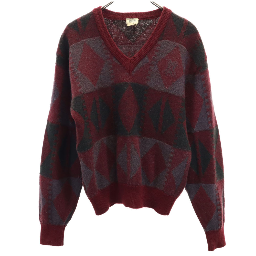 楽天市場】古着 小杉産業 90s オールド 長袖 Vネック セーター L