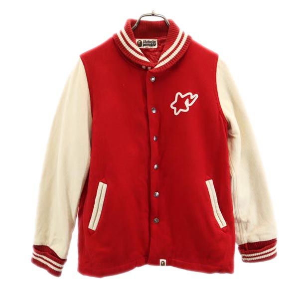 楽天市場】アベイシングエイプ 日本製 ウールブレンド バック刺繍