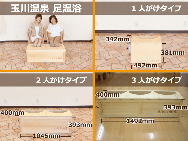 楽天市場】足温浴 玉川温泉 北投石盤癒 囲みタイプ3〜4人用