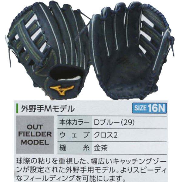楽天市場】ミズノプロ オーダーグラブ 軟式グローブ 軟式用 外野手M