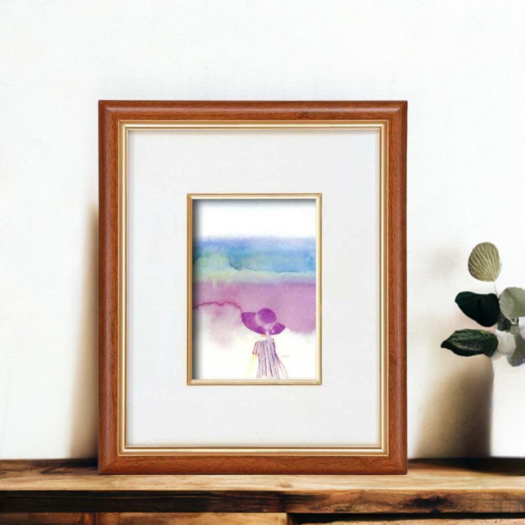 いわさきちひろ 水彩画 新品 箱付き 美品 最終値下げ いわさきちひろ