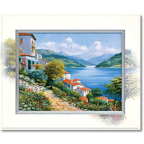 楽天市場】風景画 イタリアの情景 海 自然 絵画「カーサ カラブリア