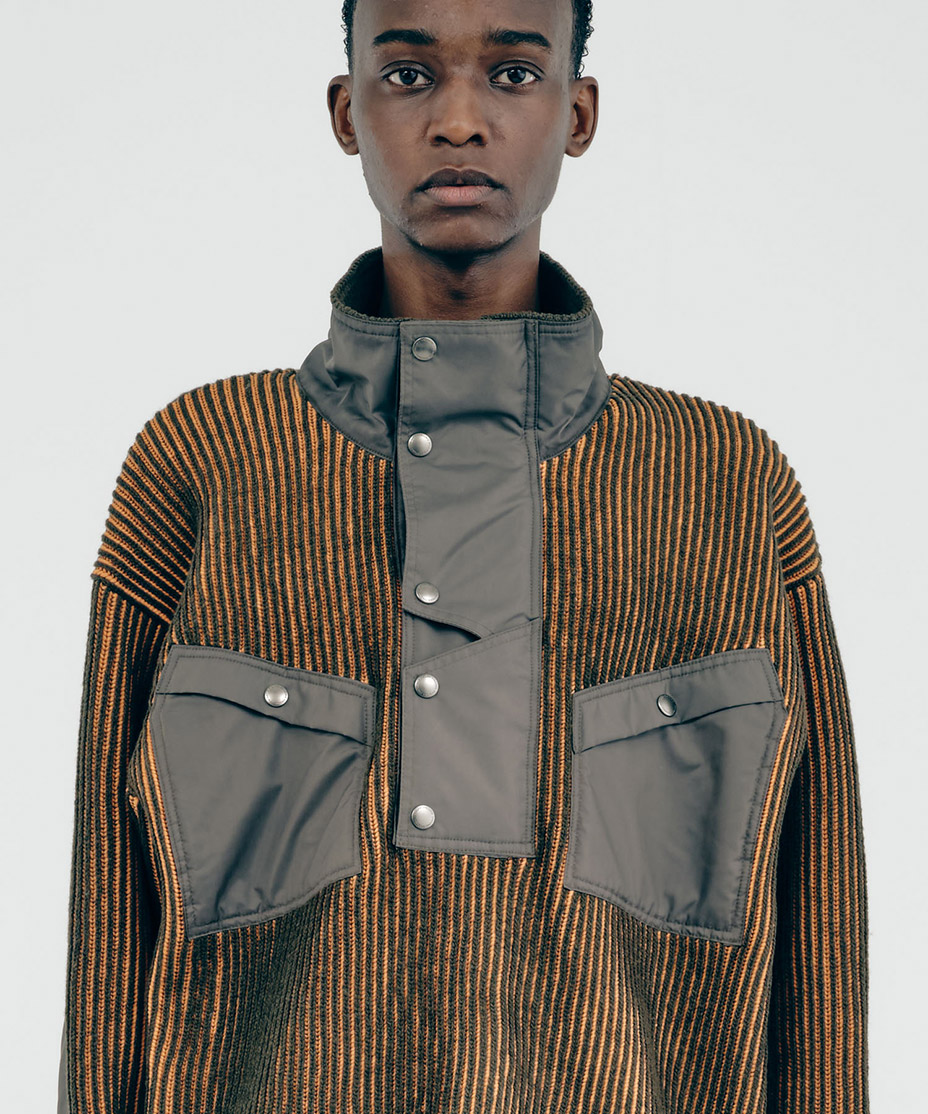 楽天市場】Iroquois イロコイ ブランド ハーフジップ ニット メンズ 異