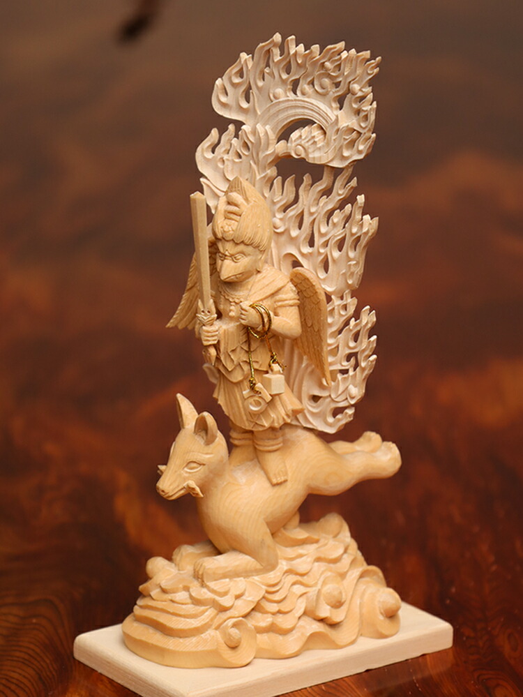 楽天市場】【総高21cm】飯縄権現 飯縄明神（いづなごんげん / みょう