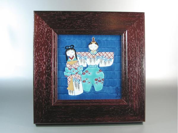 楽天市場】源右衛門 陶額染錦雛人形の通販