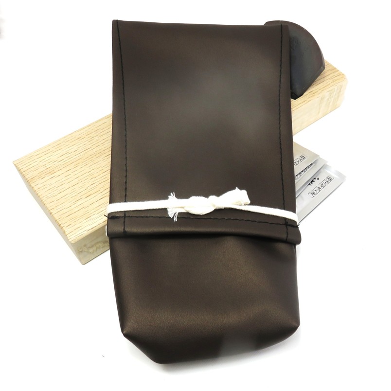 楽天市場】鉋袋 寸八用 替刃用ポケット付【レザー カンナ袋】 : 道具屋